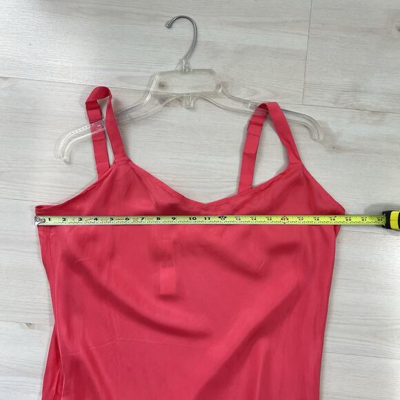 J. Crew Gwyneth Slip Dress Size 16 in Brilliant Papaya Cupro Blend Fairy NWT - Picture 9 of 12